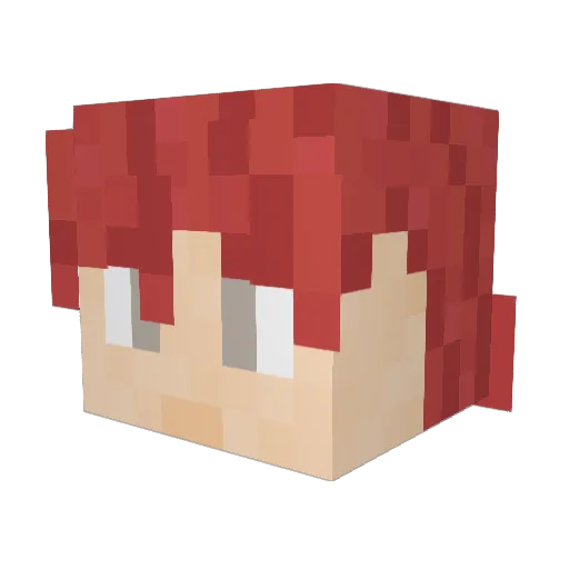 PpPotatoBoi Minecraft avatar head, 3D render