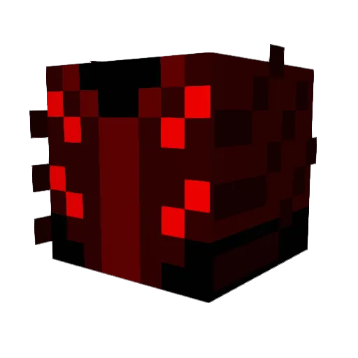 Pp_O Minecraft avatar head, 3D render