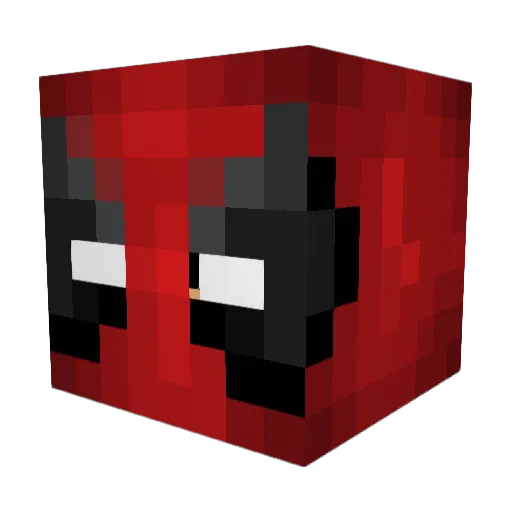 PpattonS Minecraft avatar head, 3D render