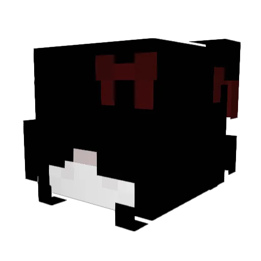 Ppco Minecraft avatar head, 3D render