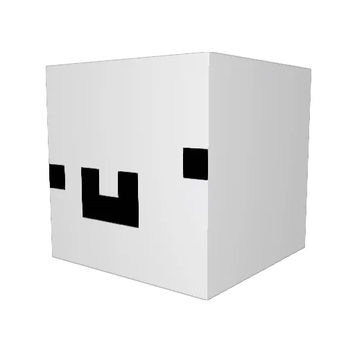 PqlarAlt004 Minecraft avatar head, 3D render