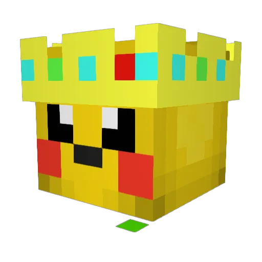 Pr0124yt Minecraft avatar head, 3D render