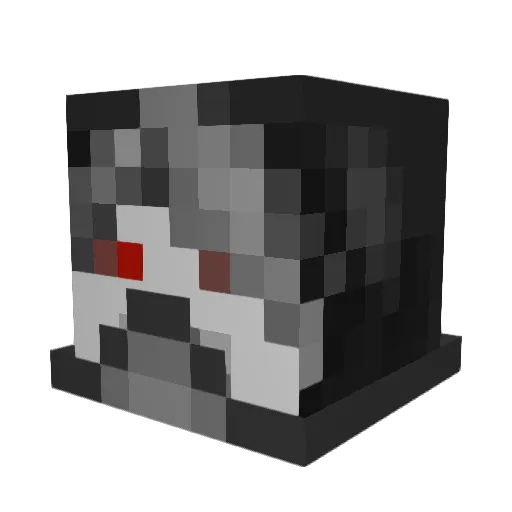 Pr0_Dumbled0re Minecraft avatar head, 3D render