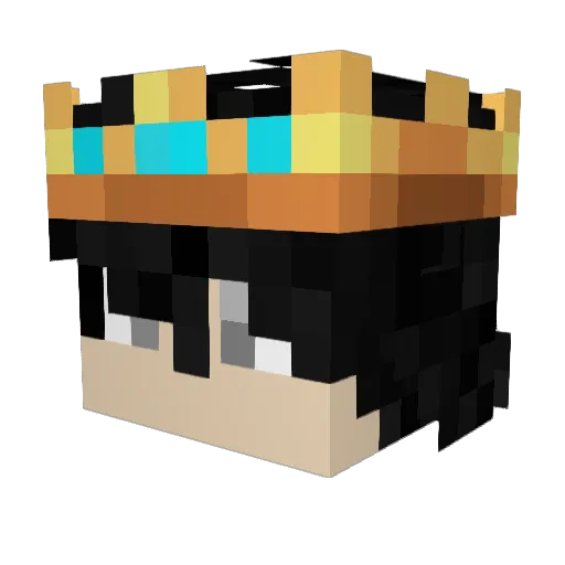 Pr0gamer_12 Minecraft avatar head, 3D render