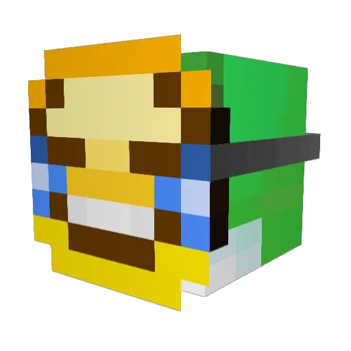 Pr0xynn Minecraft avatar head, 3D render