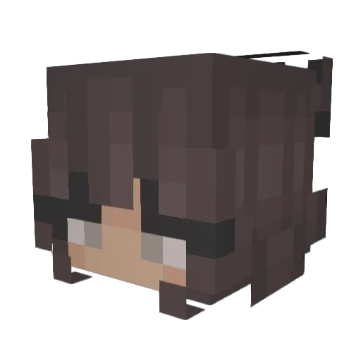 Pr1ceyy Minecraft avatar head, 3D render