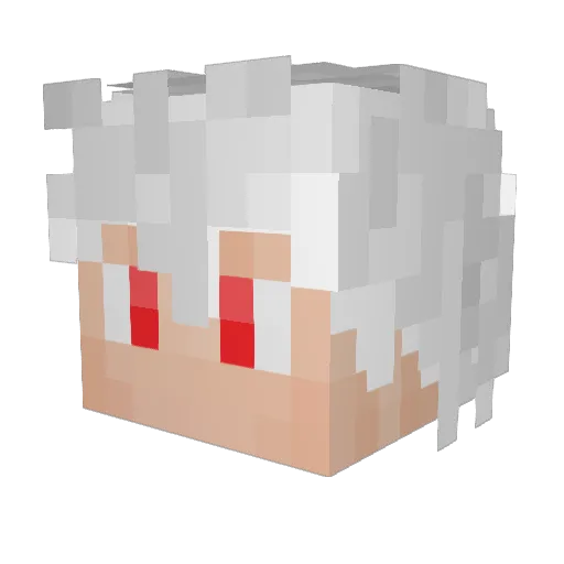 Pr1sm7 Minecraft avatar head, 3D render