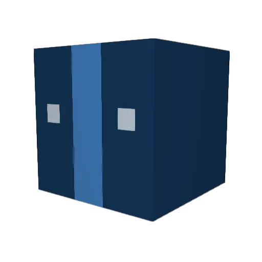 Pr1smane Minecraft avatar head, 3D render