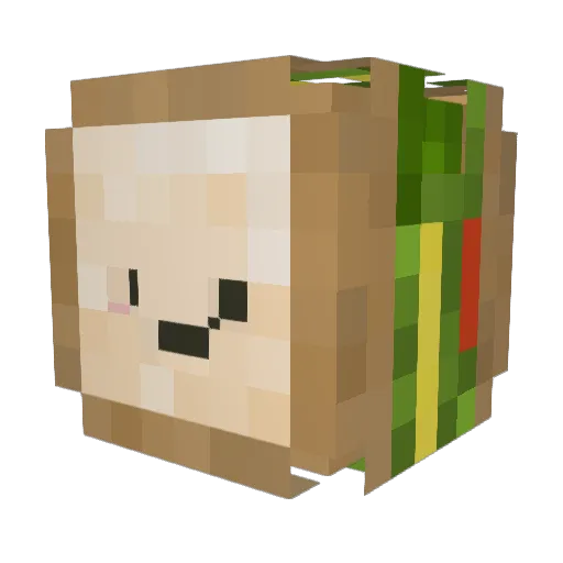 PrOdin_the_Pro Minecraft avatar head, 3D render