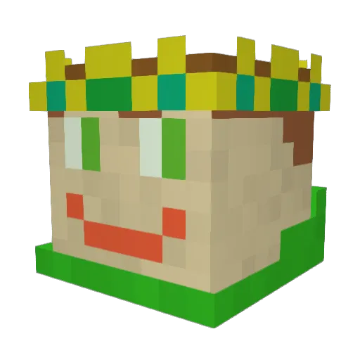 Minecraft-Avatar von PrOliver_: Kopf als 3D-Render