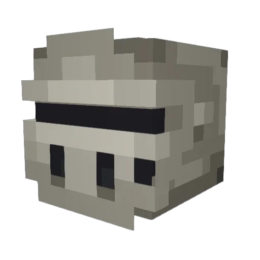 Prab123 Minecraft avatar head, 3D render