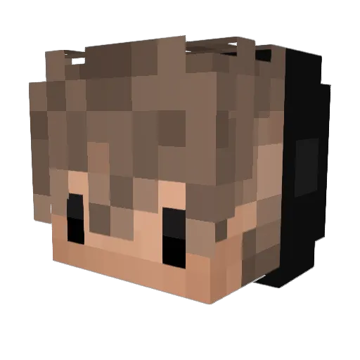 PracticalForce Minecraft avatar head, 3D render