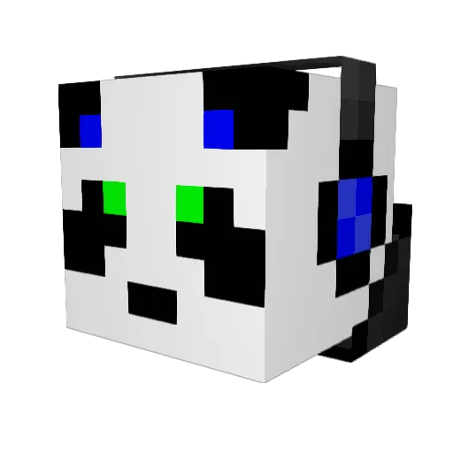 PracticallyDoug Minecraft avatar head, 3D render