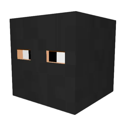 Practicers Minecraft avatar head, 3D render