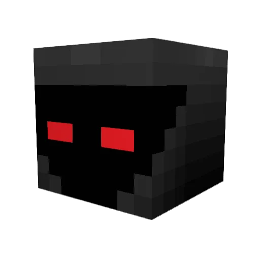 Praefator Minecraft avatar head, 3D render