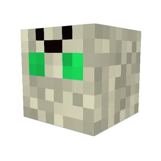 PraetorPan Minecraft avatar head, 3D render