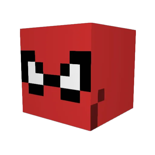 Prajval Minecraft avatar head, 3D render