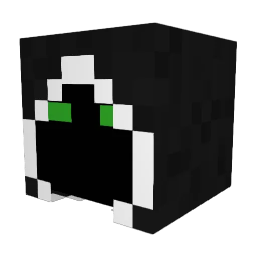 Prastian Minecraft avatar head, 3D render