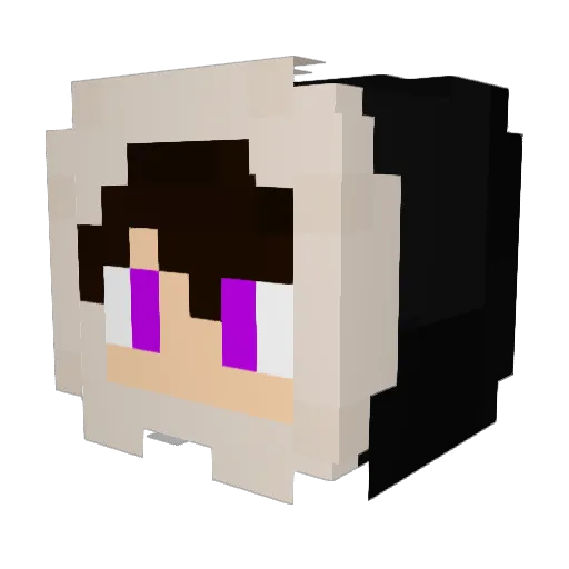 PrayToGio Minecraft avatar head, 3D render