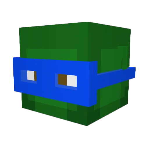 PrblyMing Minecraft avatar head, 3D render