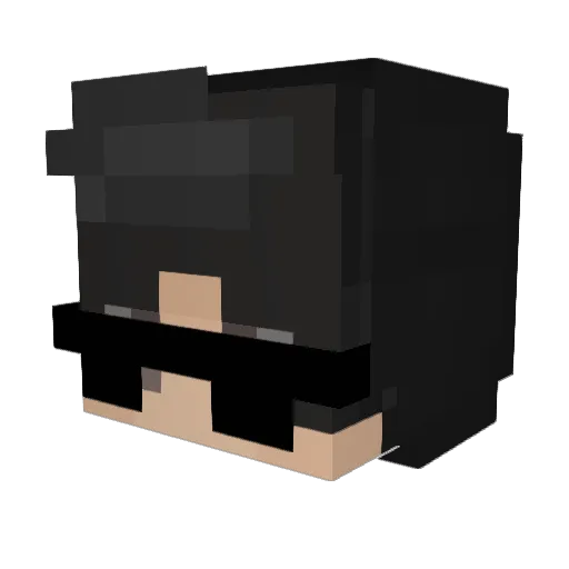 PreDawnbog Minecraft avatar head, 3D render