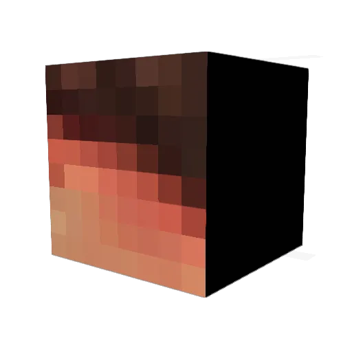 PreExistence Minecraft avatar head, 3D render