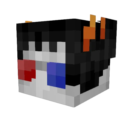 PrePAWsterous64 Minecraft avatar head, 3D render