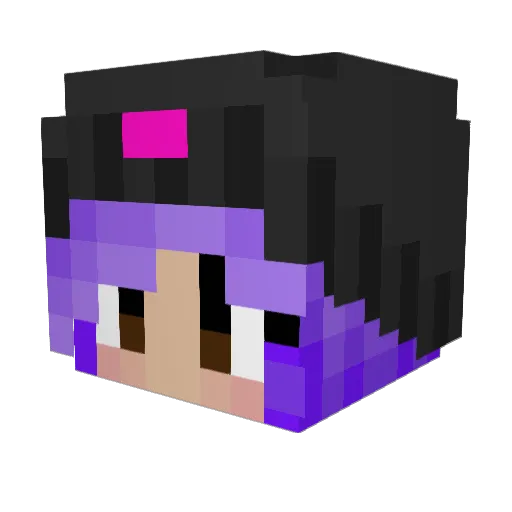 PreachElectric Minecraft avatar head, 3D render
