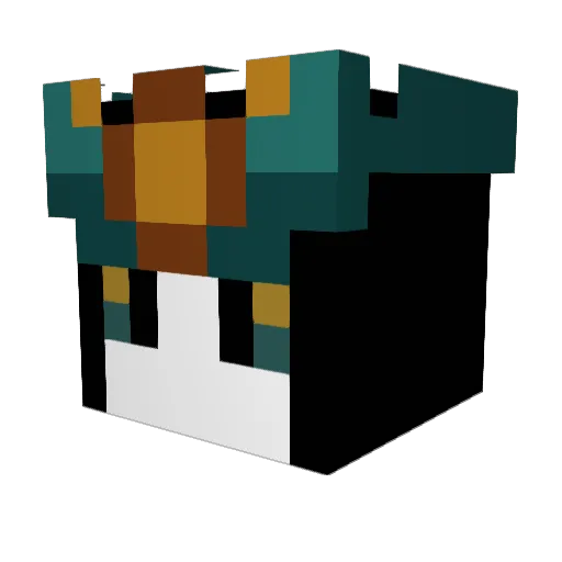 PreachedMango Minecraft avatar head, 3D render