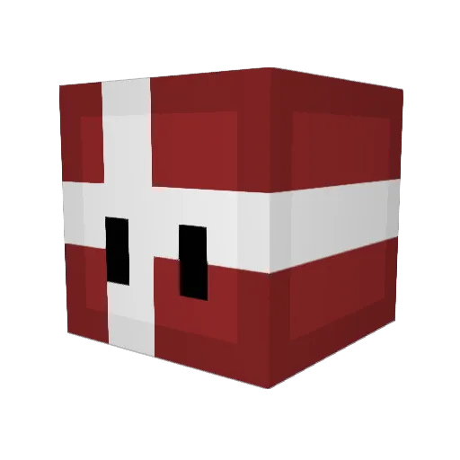Prebengg Minecraft avatar head, 3D render