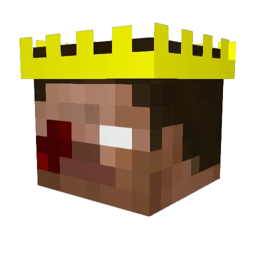 Preciatethat Minecraft avatar head, 3D render