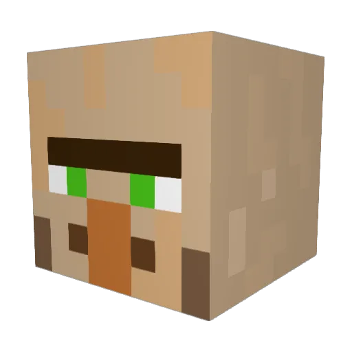 PreciousLeon536 Minecraft avatar head, 3D render