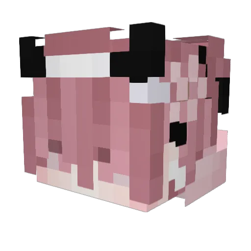 Precision_25yt Minecraft avatar head, 3D render