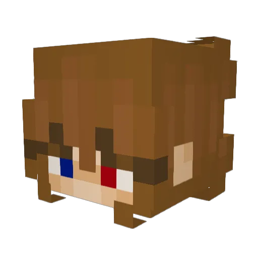 Precklyon Minecraft avatar head, 3D render