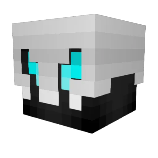 Predator2297 Minecraft avatar head, 3D render