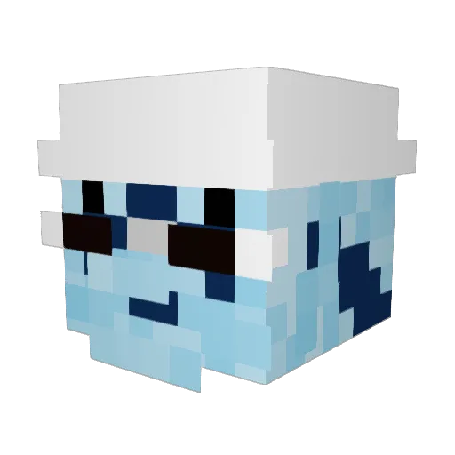 Predatormm5 Minecraft avatar head, 3D render