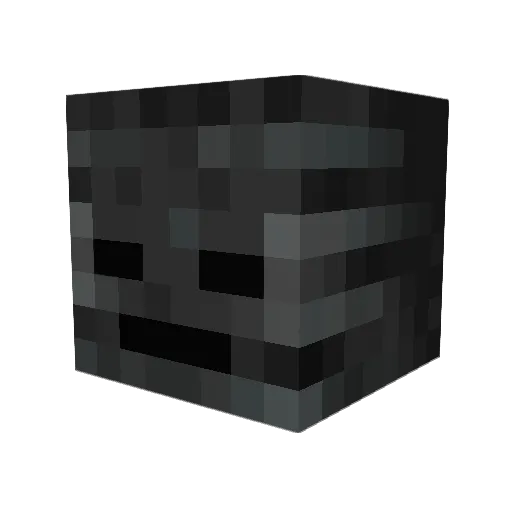 Predatory_Void Minecraft avatar head, 3D render