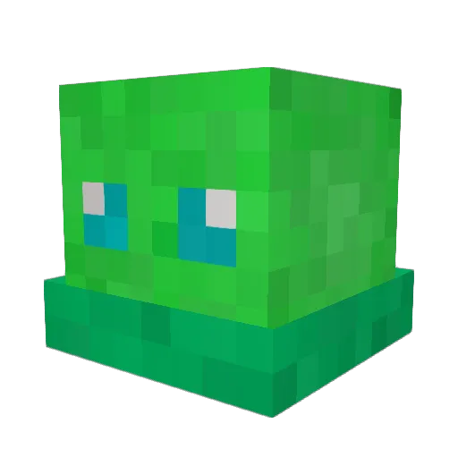 Predectix Minecraft avatar head, 3D render