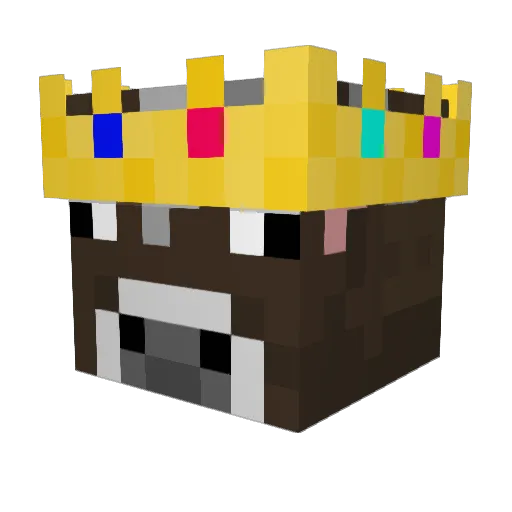 Prediveno Minecraft avatar head, 3D render