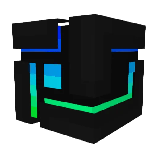 Preekam Minecraft avatar head, 3D render