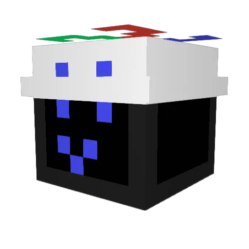 Preffi Minecraft avatar head, 3D render