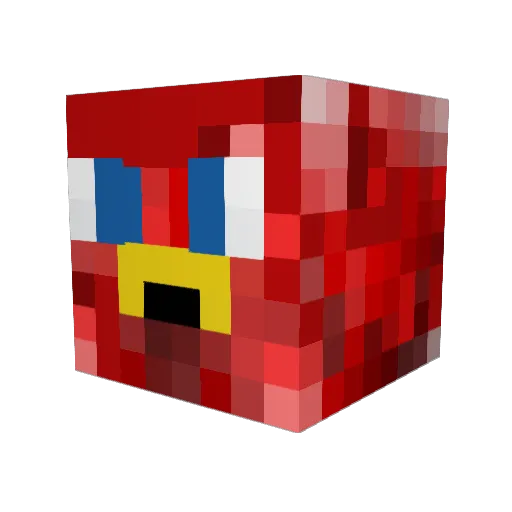 PrefirePeter Minecraft avatar head, 3D render