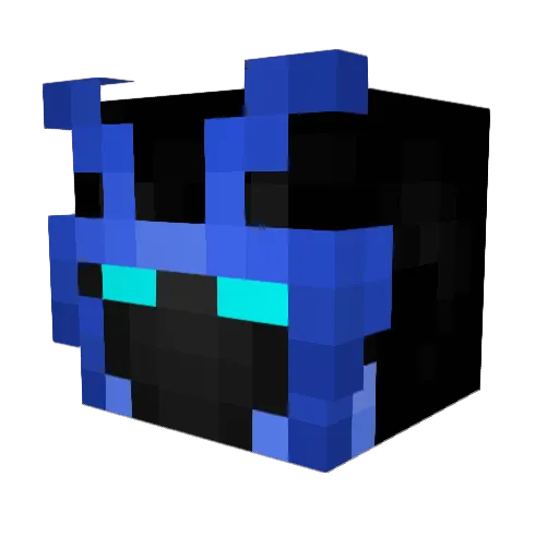 PrefixFP Minecraft avatar head, 3D render