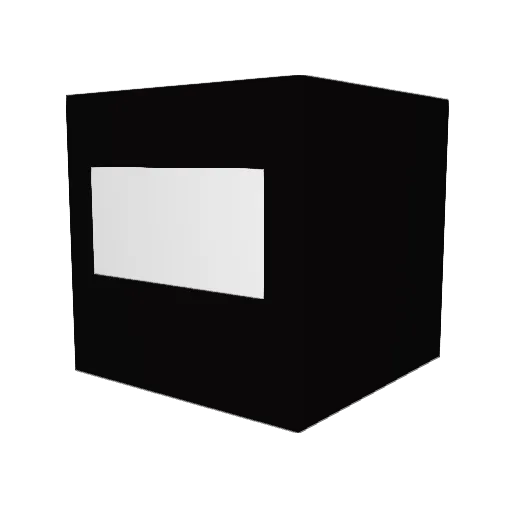 Preflow Minecraft avatar head, 3D render