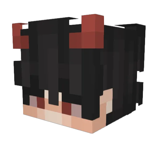 Preiiz Minecraft avatar head, 3D render