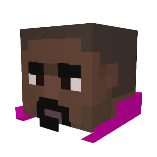 PreisdentD Minecraft avatar head, 3D render
