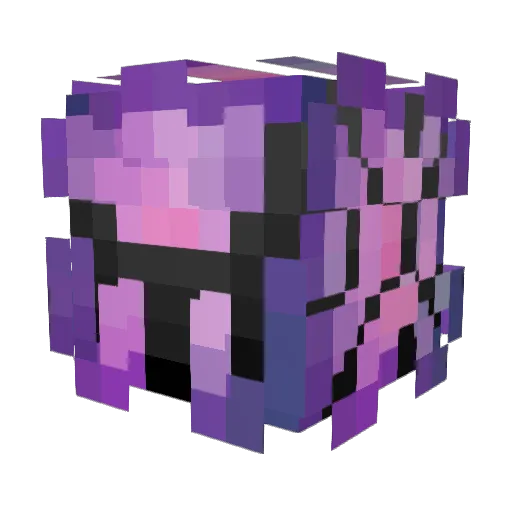 Prejudge Minecraft avatar head, 3D render