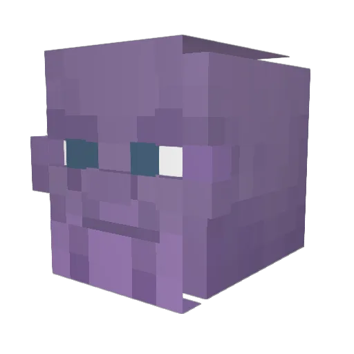 Prelienn Minecraft avatar head, 3D render
