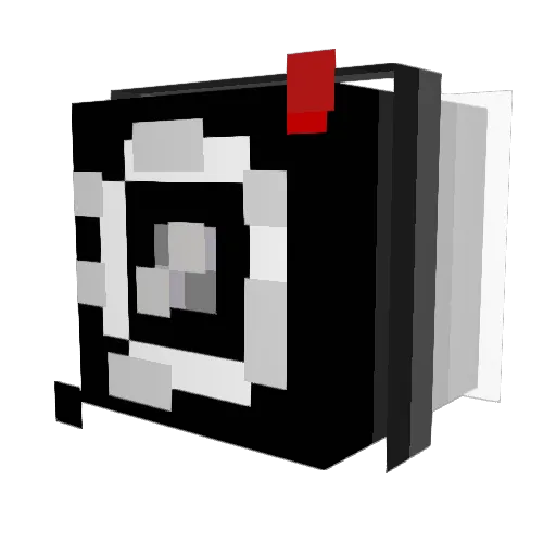 Premene Minecraft avatar head, 3D render