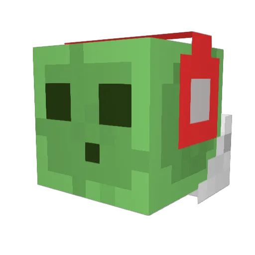 Premet_CZ Minecraft avatar head, 3D render